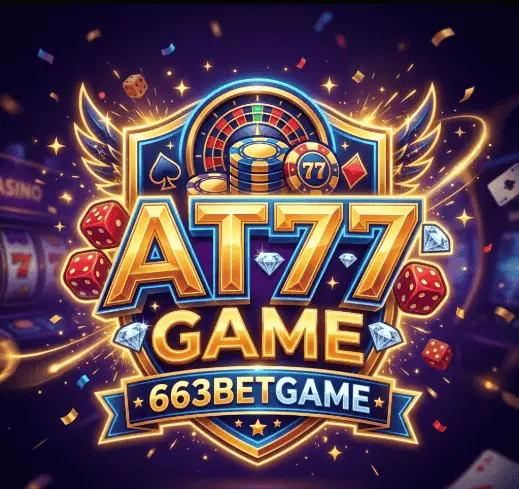 AT77 Game APK mobile interface showing online earning game dashboard